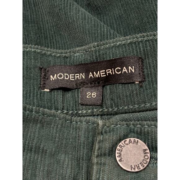 Modern American NWT High Rise Topanga Bootcut Jeans Winter Green Wash Size 26 - Picture 3 of 6